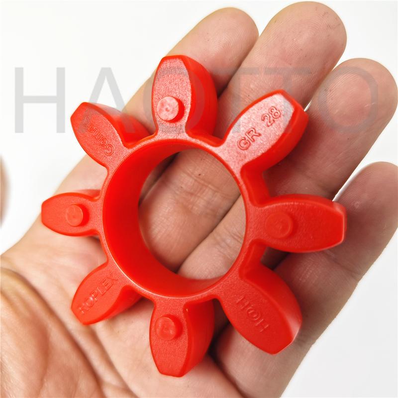 8pcs Polyurethane coupling buffer pad GR10-180 rubber elastic shock absorber block hollow star shaped plum blossom pad hexagonal
