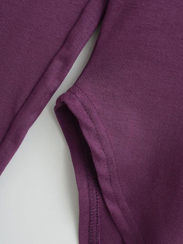 Women's Pilates Crew Neck Long Sleeve Yoga Top - Curved Hem, Spring/Summer Style