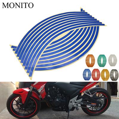Motorcycle Wheel Sticker  Motocross Reflective Decals Rim Tape Strip For YAMAHA YZ 125 250 450 250F 450F 250X 250FX 450FX