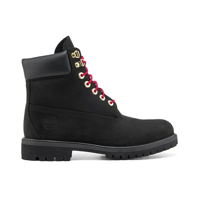 Timberland 6 Inch Waterproof Premium Boots 'Black Red' Men's A2GHY001