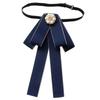 Bow Tie for Women Accessory Shirt Suit Adjustable Elastic Band Classic Polyester Easy