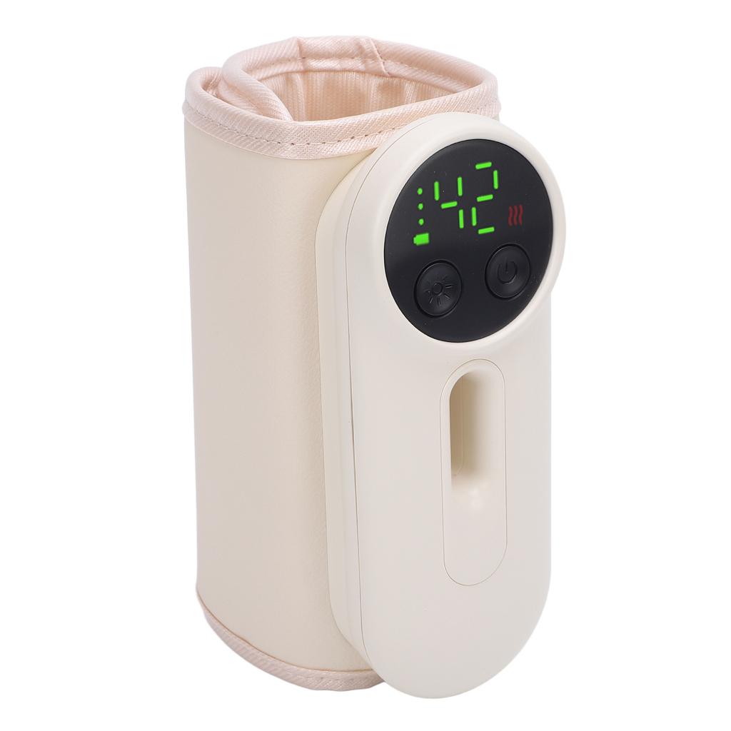 Portable Milk Bottle Warmer Fast Heating Temperature Display Electric Breastmilk Bottle Heater for