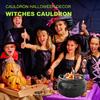 Cauldron Halloween Decor Decorative Candy Bowl Halloween Candy Container For Serving Kitchen Cooking Home Table Party Decoration