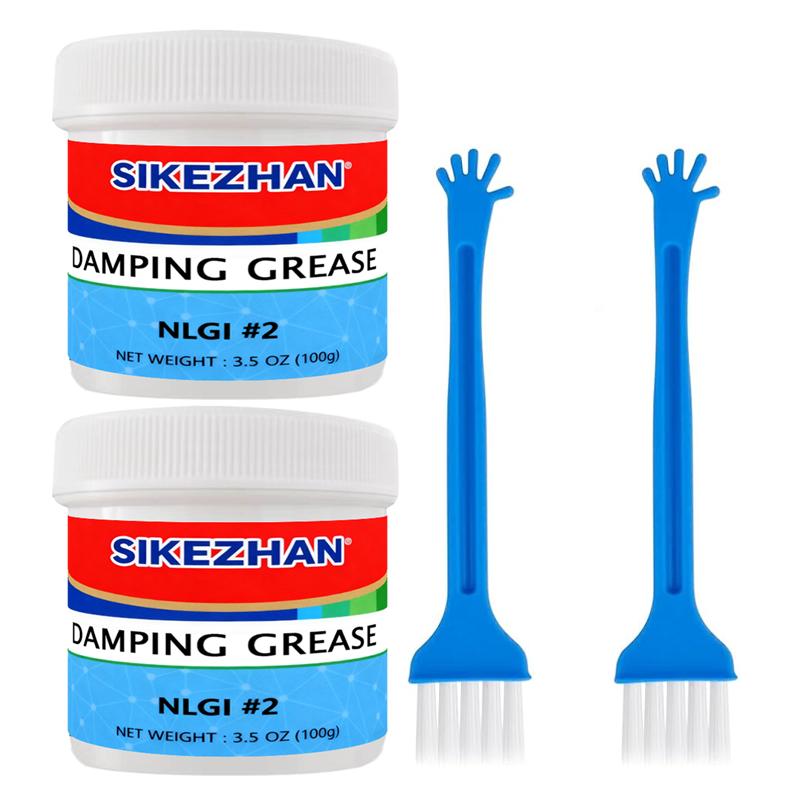 100g Damping Grease NLGI #2 Synthetic Lubricant for Gear Silencing and Smooth Rotation SIKEZHAN Noise Reduction Oil