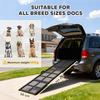 191 x 50cm Dog Ramp for Car, Extra Long Pet Stairs with Non-Slip Surface, for Large Dogs, Black