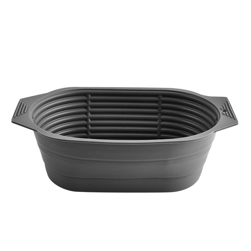 Silicone Bread Fermentation Bowl - High Temp, Food-Grade, Foldable Basket