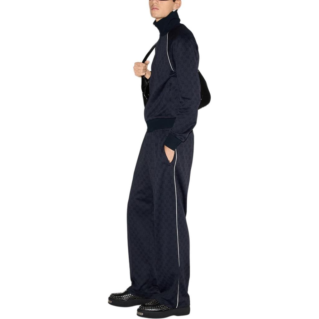 Gucci Gg Jacquard Straight Leg Pants 814182-XJG1Y-4140