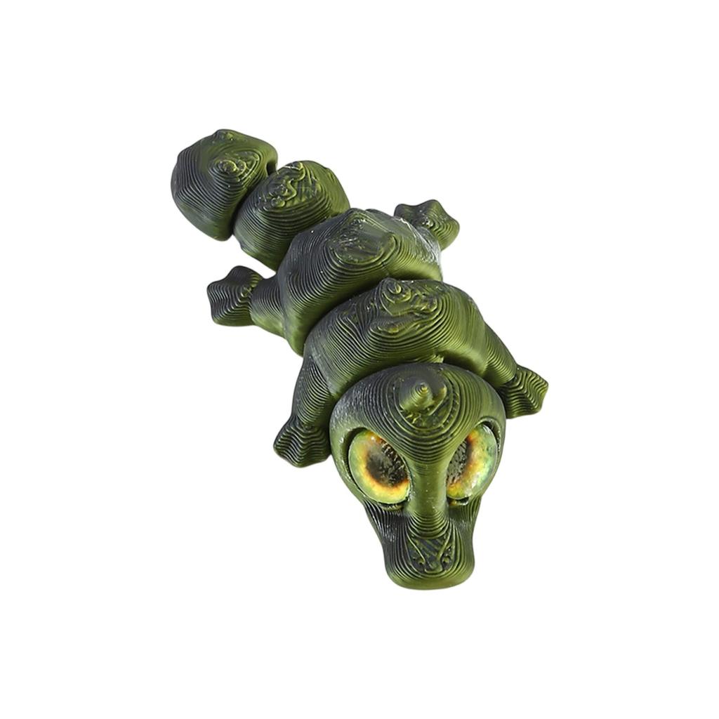 3D Printed Multi-color Real Eyes Movable Eyeballs Gradient Hand-made Model Animal