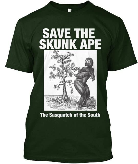

Save The Skunk Ape Build A Playground Tee TTshirt Made in the USA Size S to 5XL XL