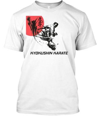 Kyokushin Karate Tričko Vyrobeno v USA Velikost S až 5XL