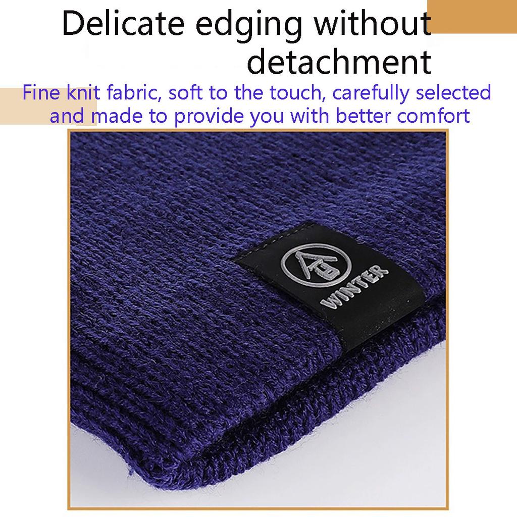 Fashion Women Knitted Scarf Solid Cashmer Like Winter Snood Scarves Lady Warm Wool Fur Thick Unisex Men Neck Scarfs Ring