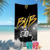 Beach Towel with Borussia Dortmund Pattern - soft,absorbent,machine washable Lightweight&Modern,swimming,Travel Essentials