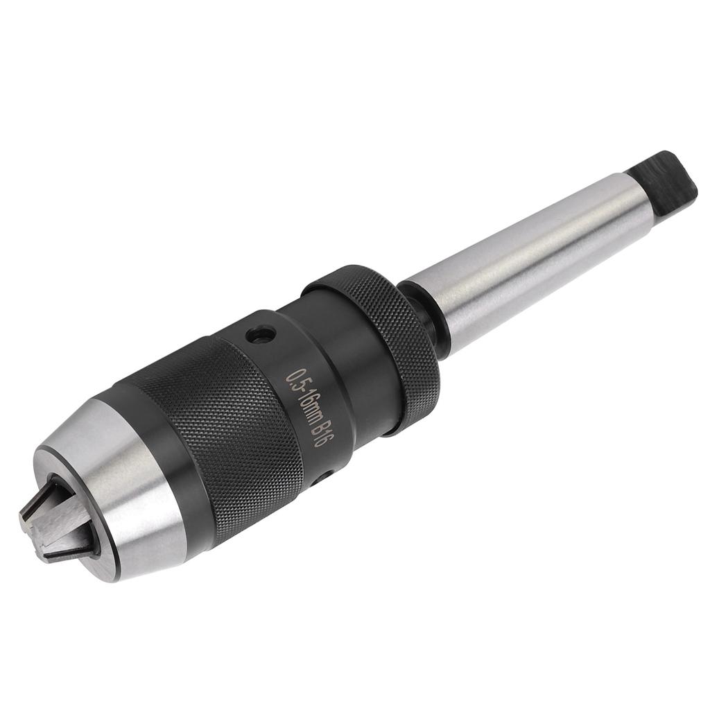 Keyless Drill Chuck Morse Taper Quick Release for Column Drilling Machine MT3‑B16 0.5‑16mm
