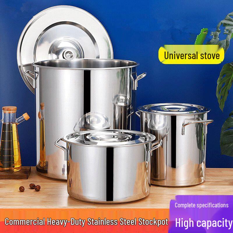 Anditai Commercial Stainless Steel Storage Pot with Lid