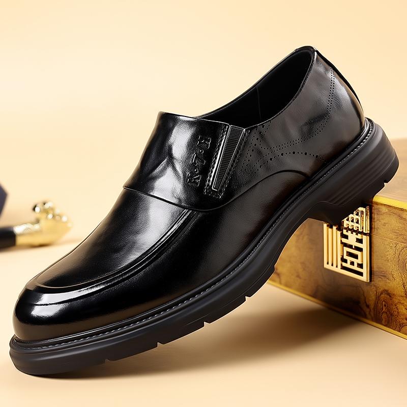 Fashion Moccasins Leather Men Casual Shoes Lightweight Dress Shoes  2025 New Mens Loafers Shoes Breathable Dress Slip On Walking Flats