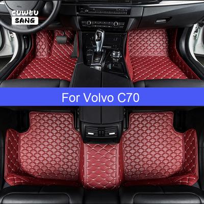 CUWEUSANG  Car Floor Mats For Volvo C70 Foot Coche Accessories Auto