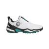 Adidas Golf Code Chaos 25 Boa Golf Size cm Men's Shoes, White/Core Black/Pure Teal, 26.0