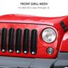 Clip-on Grille Front Mesh Grille erts for Jeep JK Wrangler 2007-2017