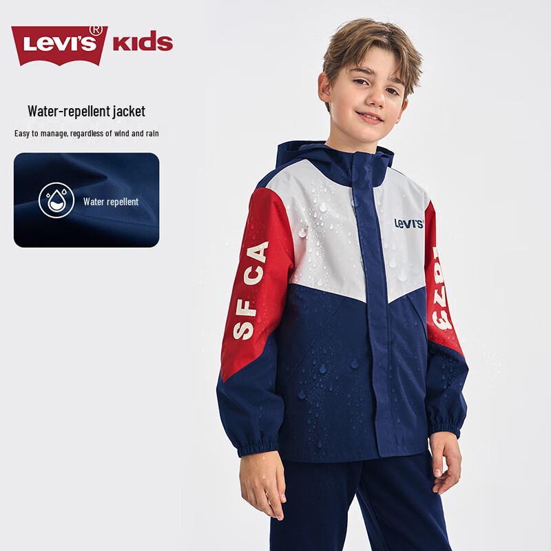 Levi s Kids 2025 Fall Hooded Windbreaker Jacket 160/76