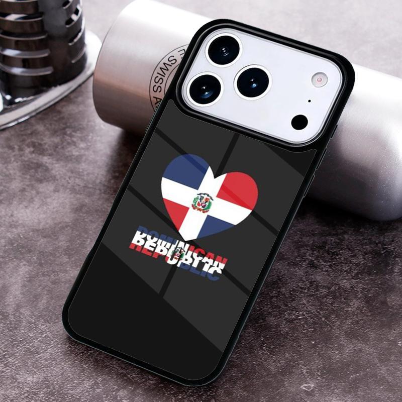 Custodia per Telefono Bandiera Repubblica Dominicana Per iPhone 17 16 15 14 13 12 11 Pro Max Plus 17Air Cover Morbido in Silicone