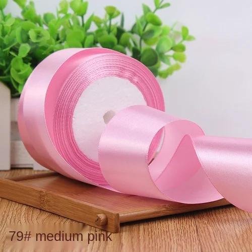 25Yards/Roll 6mm 10mm 15mm 20mm 25mm 40mm 50mm Silk Satin Ribbons for Gift Packing Christmas Party Decoration Fabric Crafts DIY