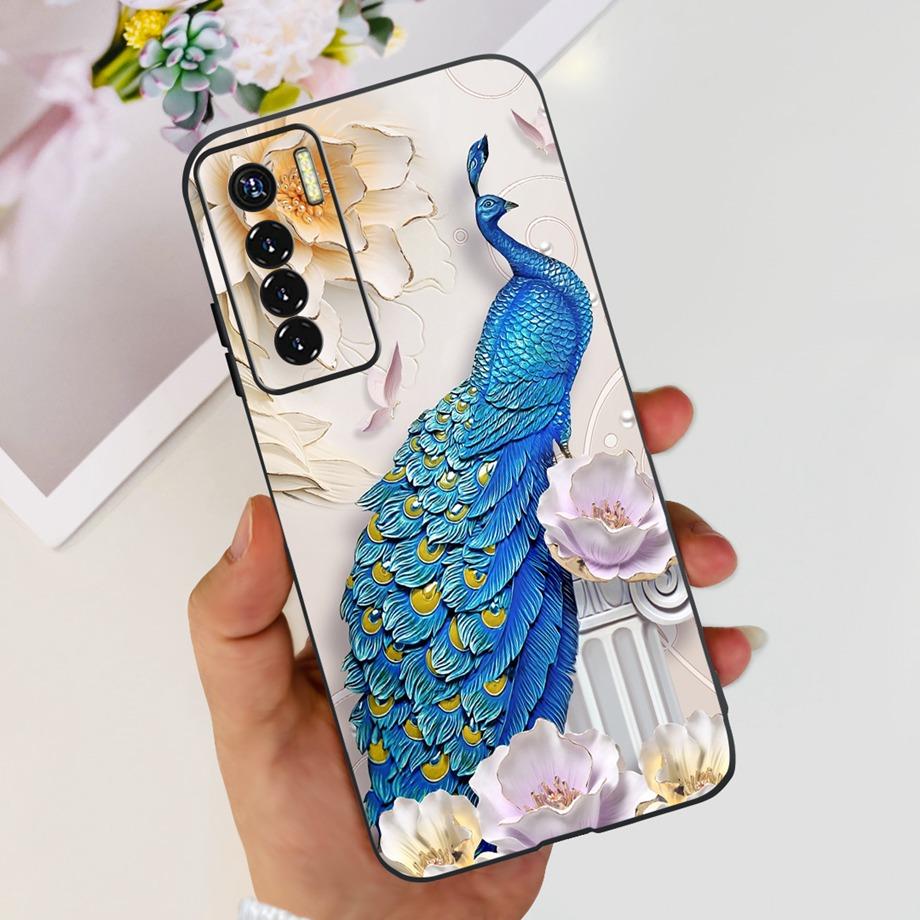 Étui pour Tecno Camon 17 P Housse de Téléphone CG7 CG7n Silicone Souple Funda Pare-chocs pour Camon 17 PRO Camon17 Étuis Coque Transparente Nouvelle Mode
