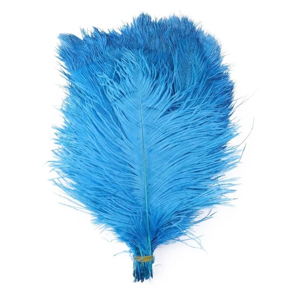 10Pcs Table Accessories Ostrich Feathers Stage Props Artificial Ostrich Feather Party Decoration