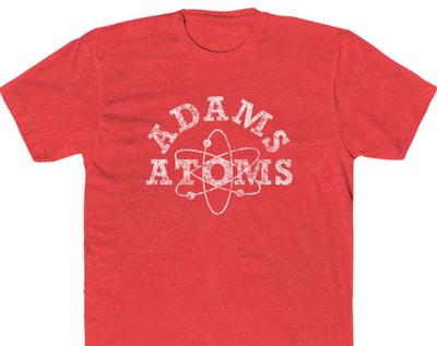 Adams Atoms "Vintage Look" Gym T-Shirt - Heathered 50/50 Blend