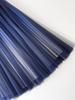 Women's Starry Sky Gradient Pleated Mesh Skirt 2026: Fashionable Slimming Long Skirt with Large Hem