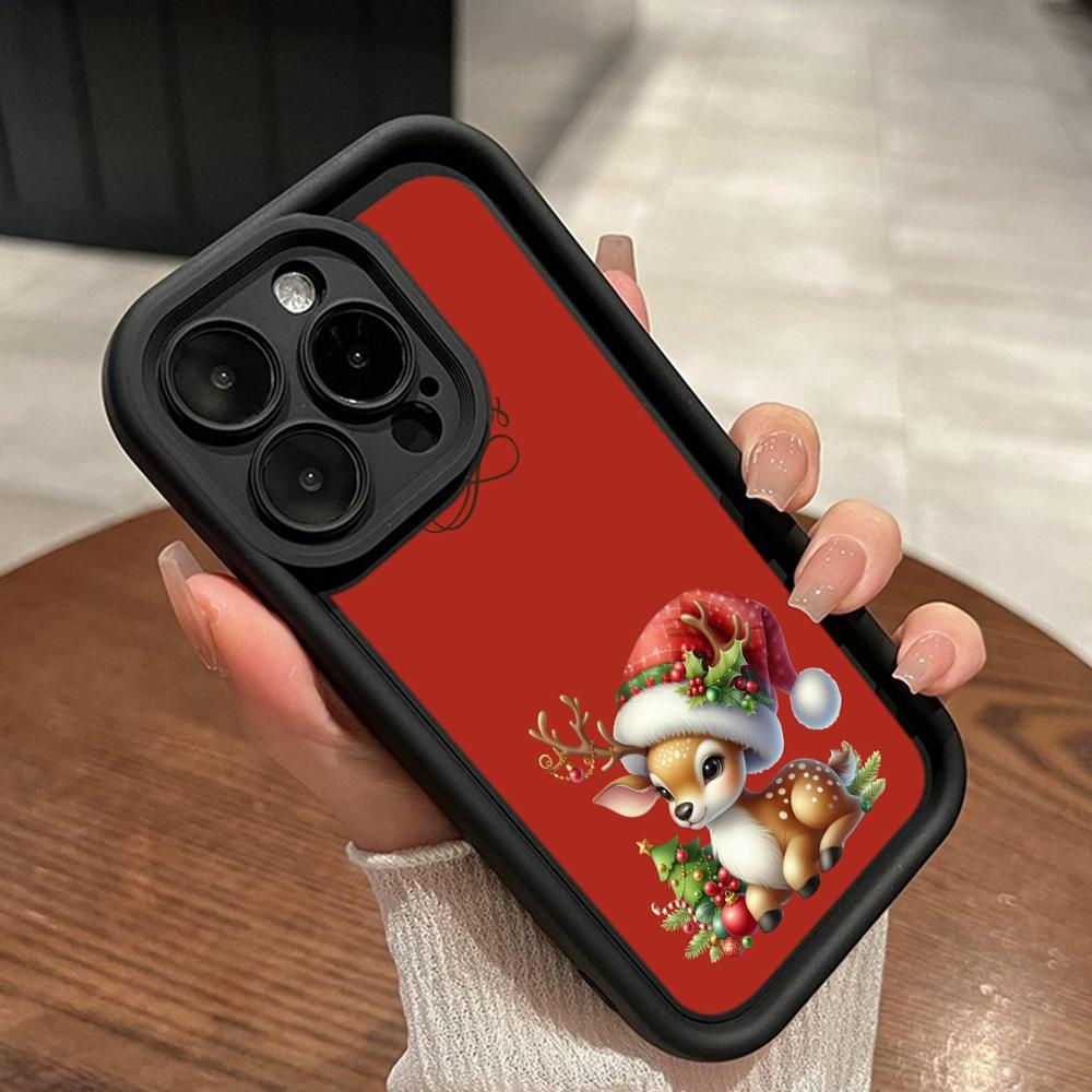 Sky Eye Ladder Soft Case pro Samsung A06 A15 A25 A35 A55 A14 A24 A34 S23 S24 FE Všechny modely Samsung Pouzdra na telefon Kryt NY40 Santa Claus Vánoční stromeček