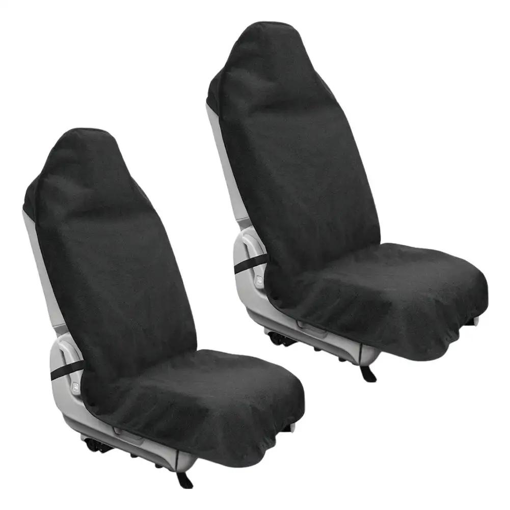 Uniwersalne Pokrowce na Siedzenia Samochodowe Antypoślizgowe Wodoodporne Rękawy Przeciw Potowi Ochraniacz Siedzenia Ochrona Wnętrza Samochodu i Pochłaniające Kurz B1S9