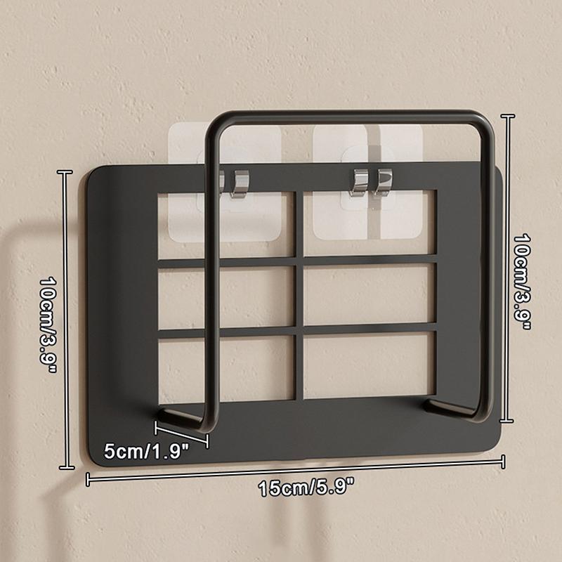 Продаю Универсальный настенный держатель для роутера и ТВ-приставки - Многофункциональная полка для хранения без сверления с практичными крючками L