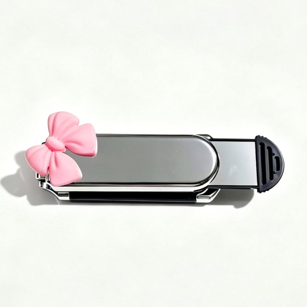 Portable Folding Airbag Cushion Comb with Mirror - Massage & Hairdressing Tool