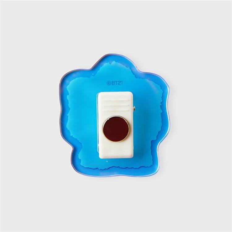 LINE FRIENDS BT21 SHOOKY Purple of Wish Edition Minini Acrylic Clip Magnet
