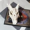 Frog Skeleton Ornament, Outdoor Patio Desktop Decor, Resin Carved Realistic Bone Texture Halloween Figure