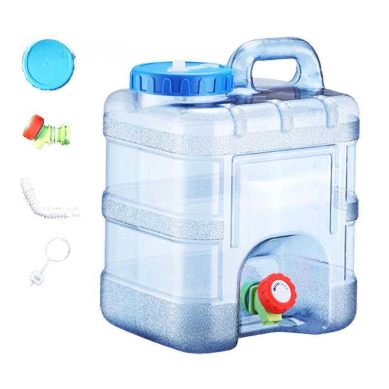 5-25L Portable Water Tank Household Large Capacity Water Storage Container Water Barrel for Outdoor Camping