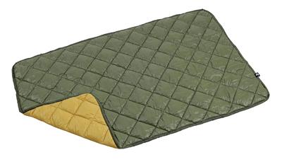 (CAPTAIN STAG) Down Throw Blanket Cold Protection CS Fiber Down Blanket Fully Washable Storage Bag Included 120 X 75cm Moss Green X