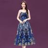 Elegant Strapless Evening Dress Long Gown for Plus Size Women Luxury High End Fashion Lady Style