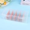 Clear Plastic Compartmentalized Organizer Box Holds 550+ Game Cards Storage Box With Adjustable Divider For Cards 1Pcs