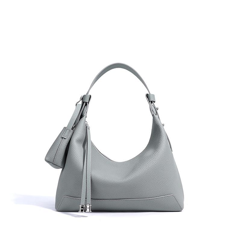 Girls Design Sense Leather Shoulder Bag Versatile Large Capacity Women's Office Workers Handbag Female Hobo Bag