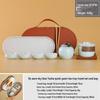 ZISIZ Ru Kiln Ceramic Travel Tea Set