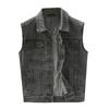 Clearance Denim Vest Jacket for Men, Spring and Autumn, Trendy Brand, Loose Fit, Cool Style, Workwear Vest
