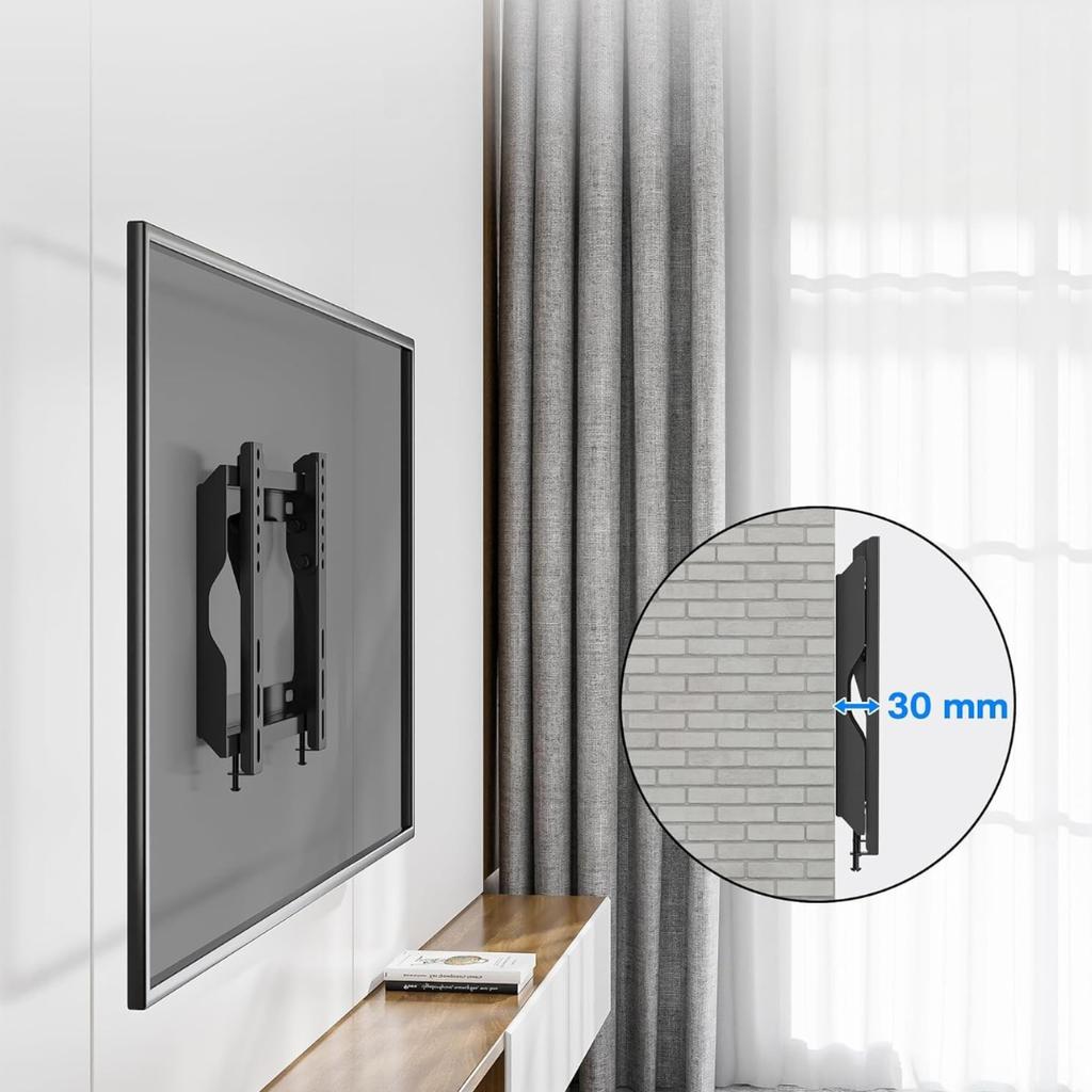 Bontec Ultra Thin Wall Mount For TV 17-45" 30 Vesa 50x50-200x200