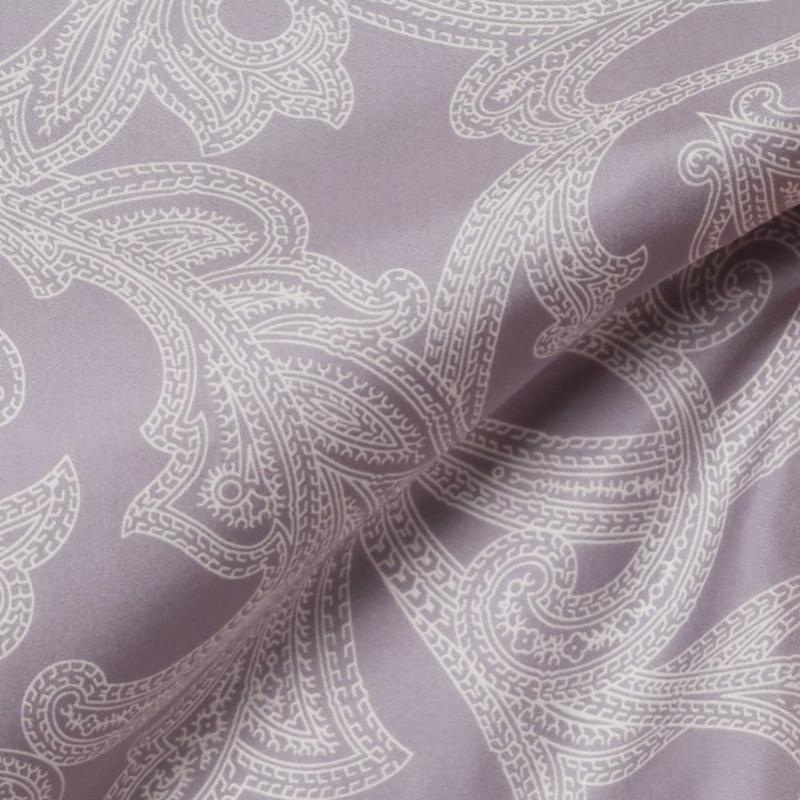 Paolo Albizzati Silk Bandana  Paisley  Gray Azf1m80001a13