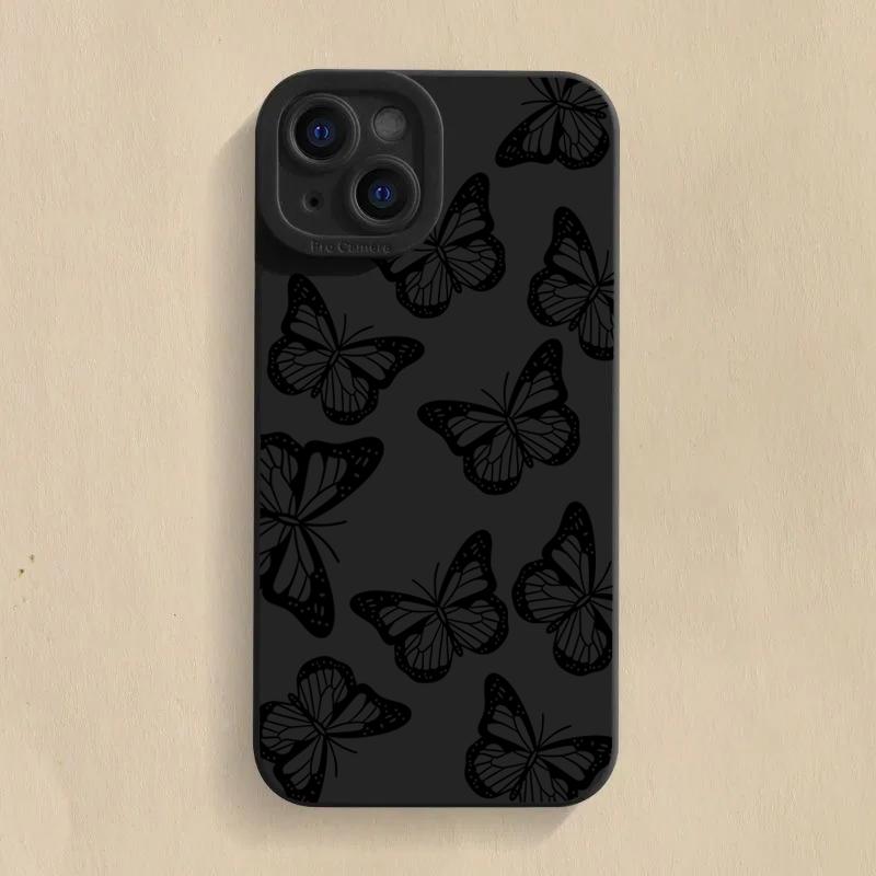 

Butterfly Print Pattern Design Protective Cover for iPhone 17 16 15 14 13 12 11 16E Series Pro Max Plus iphone 14 Plus