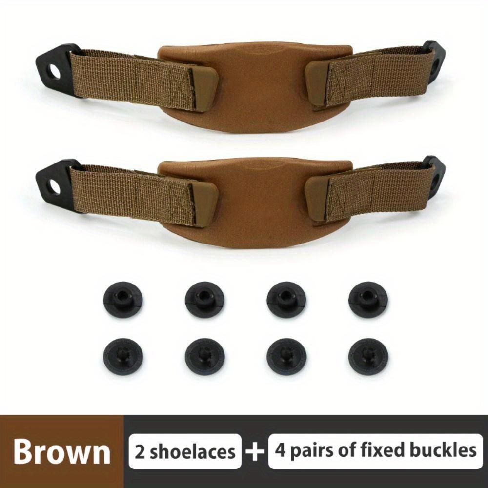 

Шнурки для обуви Croc EVA с отверстиями, ремешок на пятку, регулируемые, DIY аксессуары для обуви, подарок для дам и детей коричневый