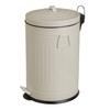 Retro Trash Can 20 L Beige