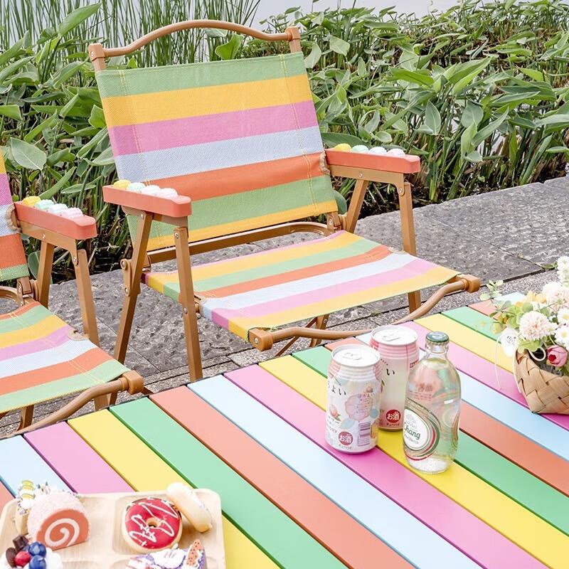 Outdoor Folding Dopamine Color Teslin Kermit Chair