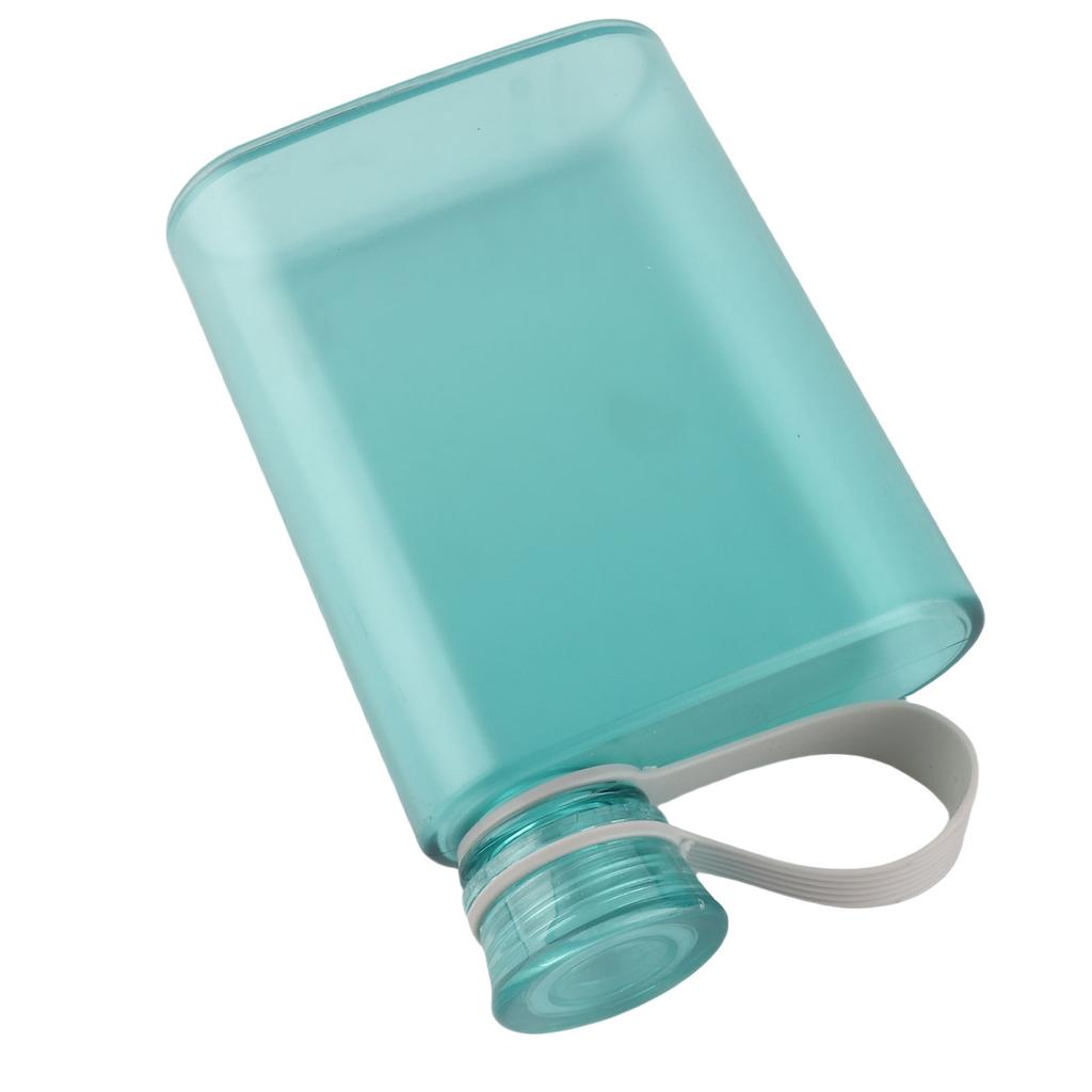 Flat Water Bottle Plastic Lk Proof Transparent   Portable Paper Water Bottle 380ml