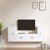 VidaXL TV Furniture Set 4 Pcs White Engineered Wood 3188550